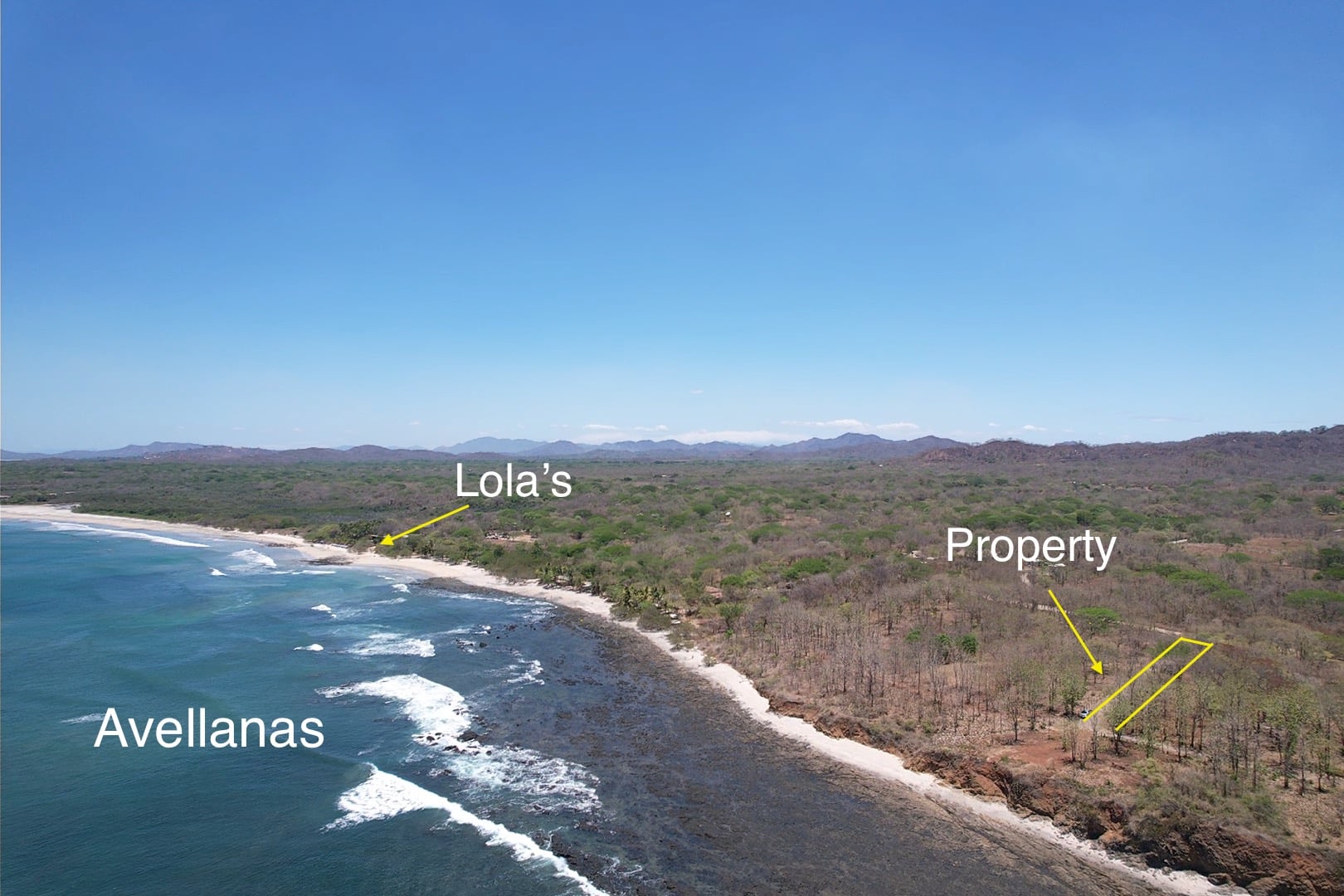 Terreno en venta en Playa Avellanas, Guanacaste