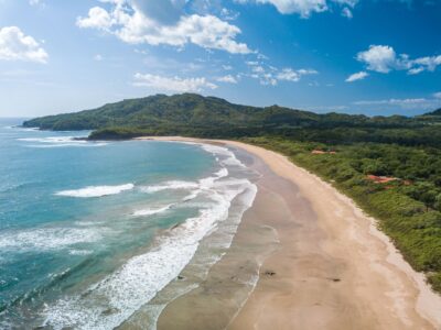 Open beach and waves at Playa Grande Guanacaste