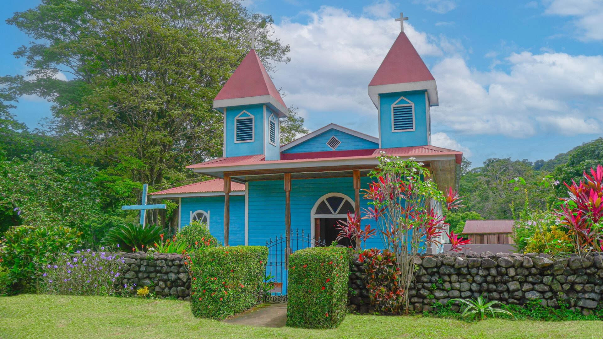 The church in Corozalito village