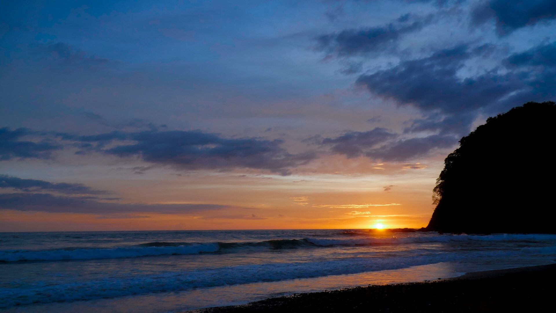 Sunset at Playa Corozalito