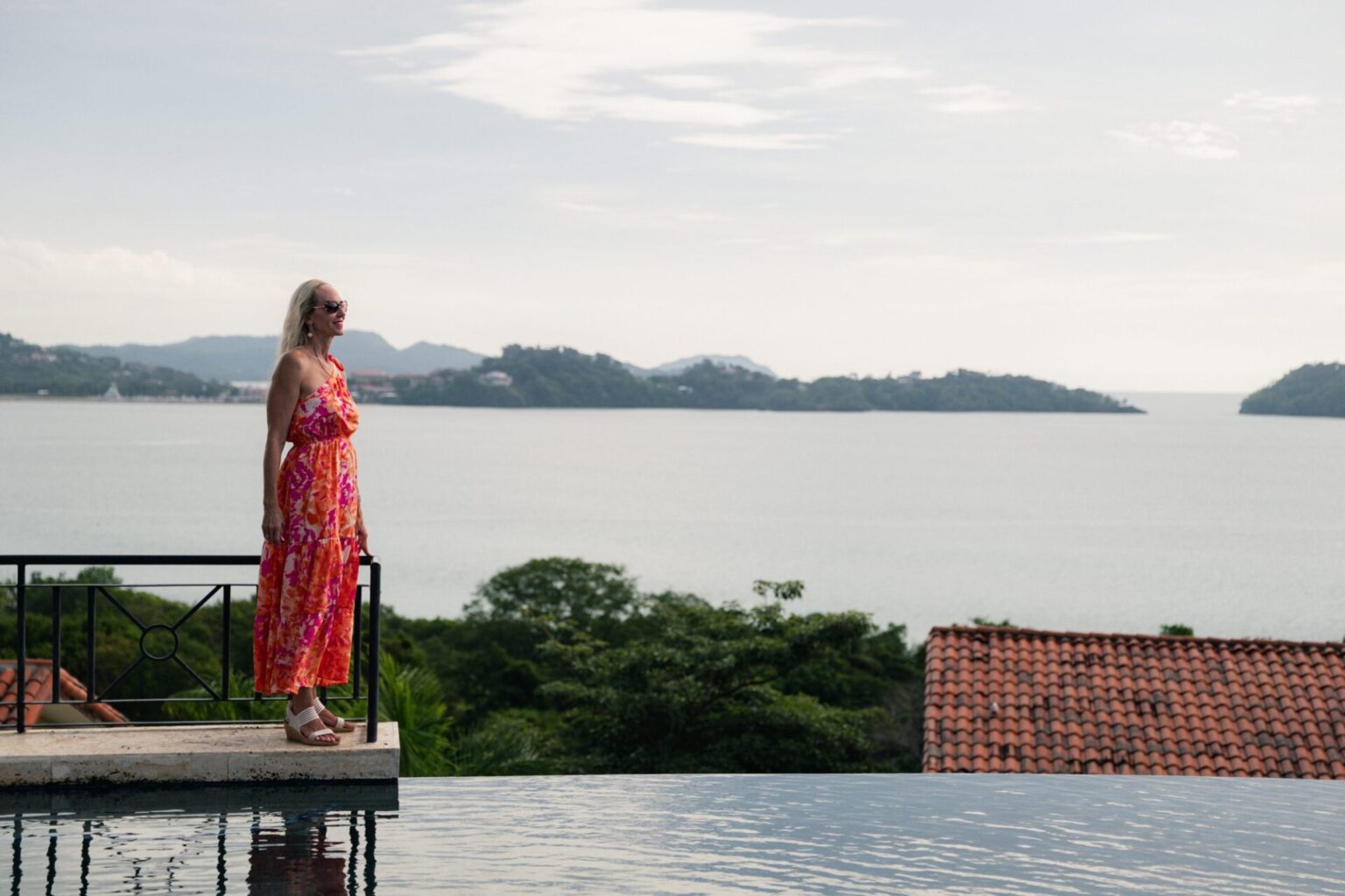 Ocean view over the Gold Coast of Guanacaste, Costa Rica